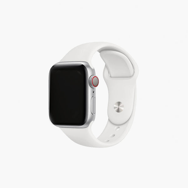 Glacier White | Silicone Sport Apple Watch Band