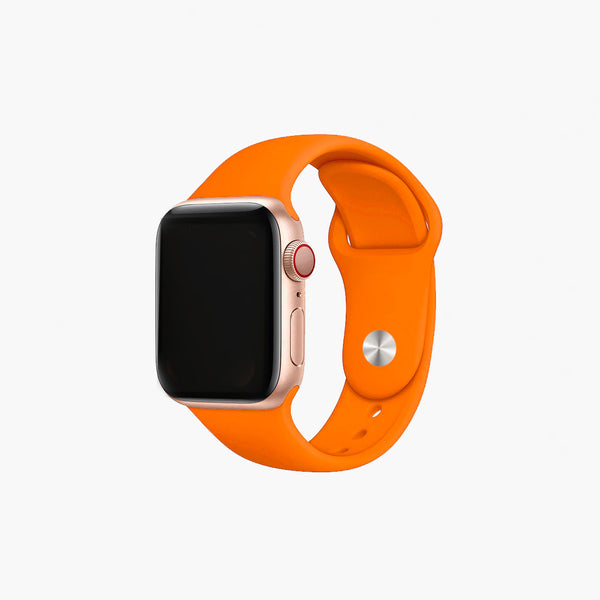 International Orange | Silicone Sport Apple Watch Band