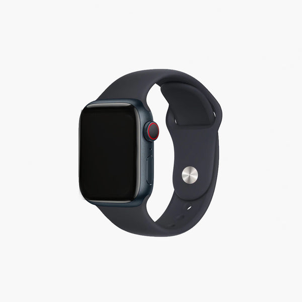 Raven Black | Silicone Sport Apple Watch Band